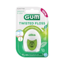 Gum 3500 Twisted Floss Waxed Floss Oδοντικό Nήμα 30m