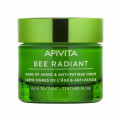 Apivita Bee Radiant White Peony & Patented Propolis Signs of Aging & Anti-Fatigue Cream Rich Texture 50ml