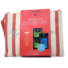 Apivita Bee Sun Safe Anti-spot Anti-age Face Cream SPF50 Summer Set 2023