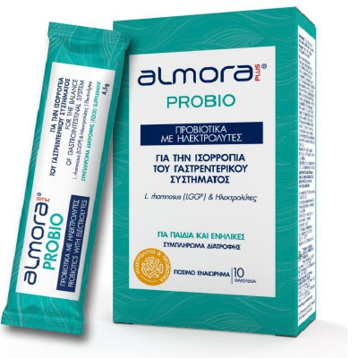 Elpen Almora Plus Probio Προβιοτικά με Ηλεκτρολύτες 10 x 4.5gr