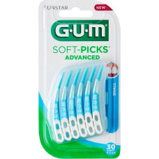 GUM Soft-Picks Μεσοδόντιες Οδοντογλυφίδες Small Γαλάζιες 30τμχ