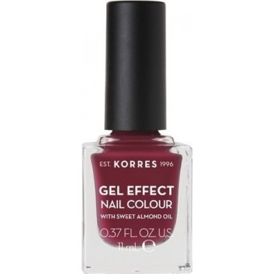 Korres Gel Effect Nail Colour 74 Berry Addict 11ml