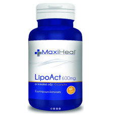 MaxiHeal LipoAct Α-λιποϊκό Οξύ & B-complex 600mg 60 κάψουλες