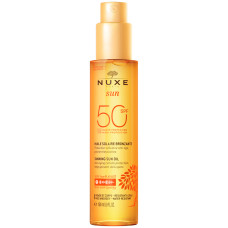 Nuxe Sun Tanning Oil SPF50 σε Spray 150ml