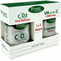 Power Health Platinum Vitamin C+D3 1000mg 30 ταμπλέτες & Vitamin C 1000mg 20 ταμπλ