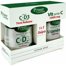 Power Health Platinum Vitamin C+D3 1000mg 30 ταμπλέτες & Vitamin C 1000mg 20 ταμπλ