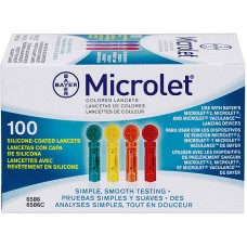 Bayer Ascensia Microlet x 100 Lancets Colored 