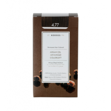 Korres Argan Oil Advanced Colorant 4.77 Dark Chocolate Permanent hair coverage 145ml