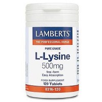 LAMBERTS L-LYSINE 500MG 120tabs