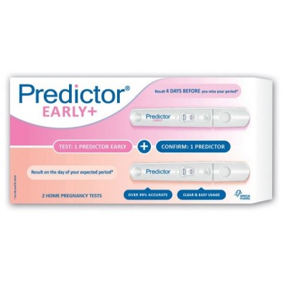 Predictor early plus pregnancy test