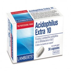 LAMBERTS ACIDOPHILUS EXTRA 10 (MILK FREE) 30caps