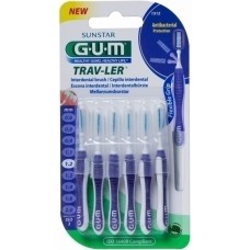 GUM Trav-Ler Extra Fine Cylindrical 1.2mm 6τμχ