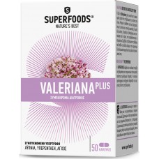  Superfoods Valeriana Plus 50 κάψουλες 